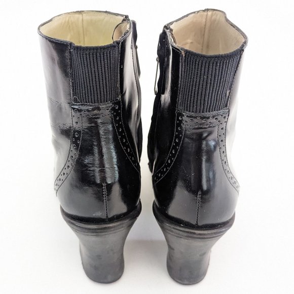 🖤 Kenneth Cole Zip Up Heeled Booties - Size 8.5 - Picture 8 of 10